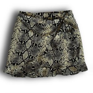 Snake Yourself Wrap Mini Skirt from Nasty Gal. Size 8 NWT